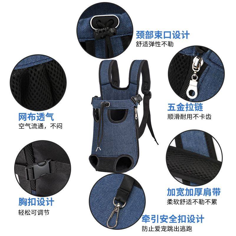 新品 新款宠物胸前包外出便携猫咪狗狗宠物双肩背包牛津布宠物包,淘宝优惠券,粉丝福利购,淘宝优惠卷