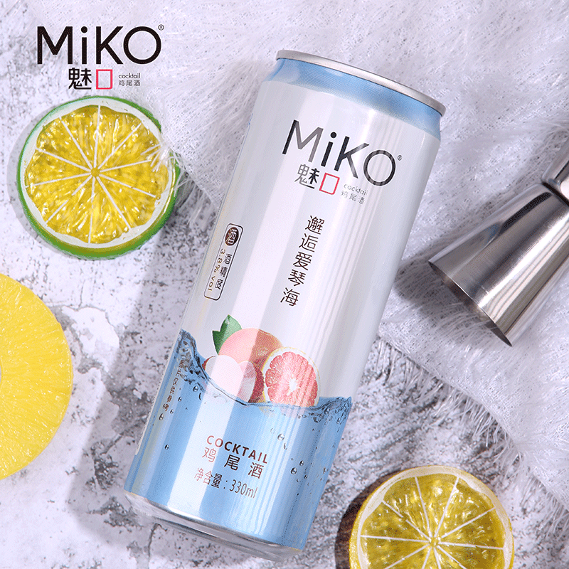 6罐魅口miko鸡尾酒套装低度整箱 奥古斯汀食品预调鸡尾酒/Alcopop