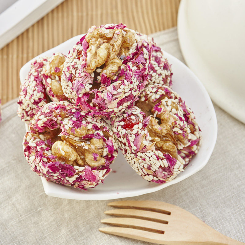 新疆特产大红枣重瓣红玫瑰花瓣夹 劲沃田园枣类制品