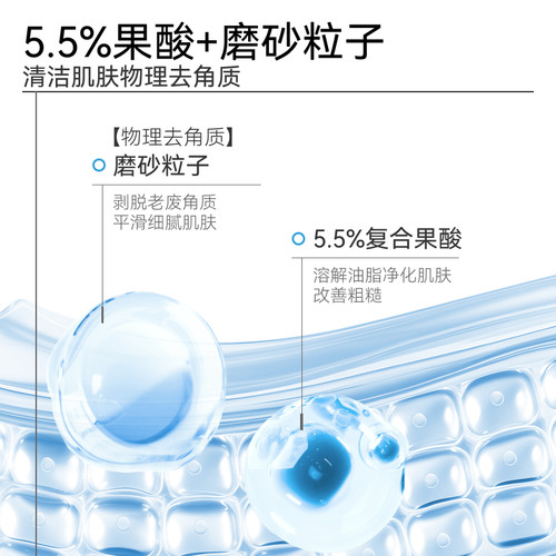 哈恩aha果酸沐浴露男士成人去角质高端沐浴乳液沫浴除螨德国商标 - 图2