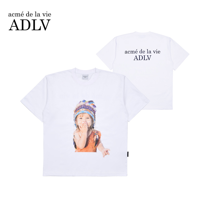 ADLV韩国潮牌娃娃苹果发男孩T恤