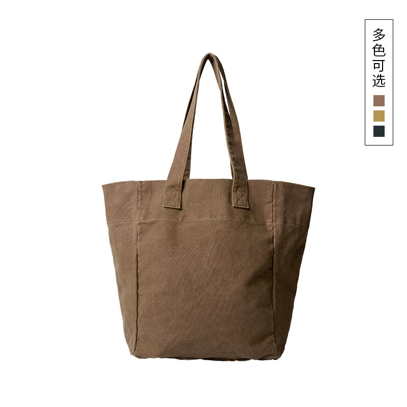 ADLV基础款做旧染色大容量LOGO单肩包时尚简约通用款女包购物袋,淘宝优惠券,粉丝福利购,淘宝优惠卷