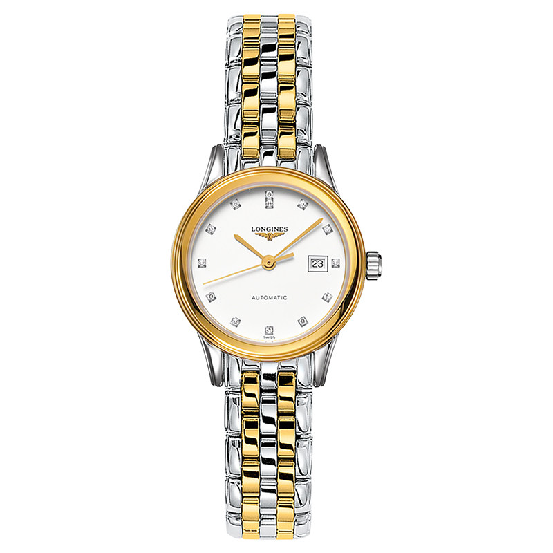 longines浪琴正品军旗系列镶钻女表 恒源顺海外瑞士腕表