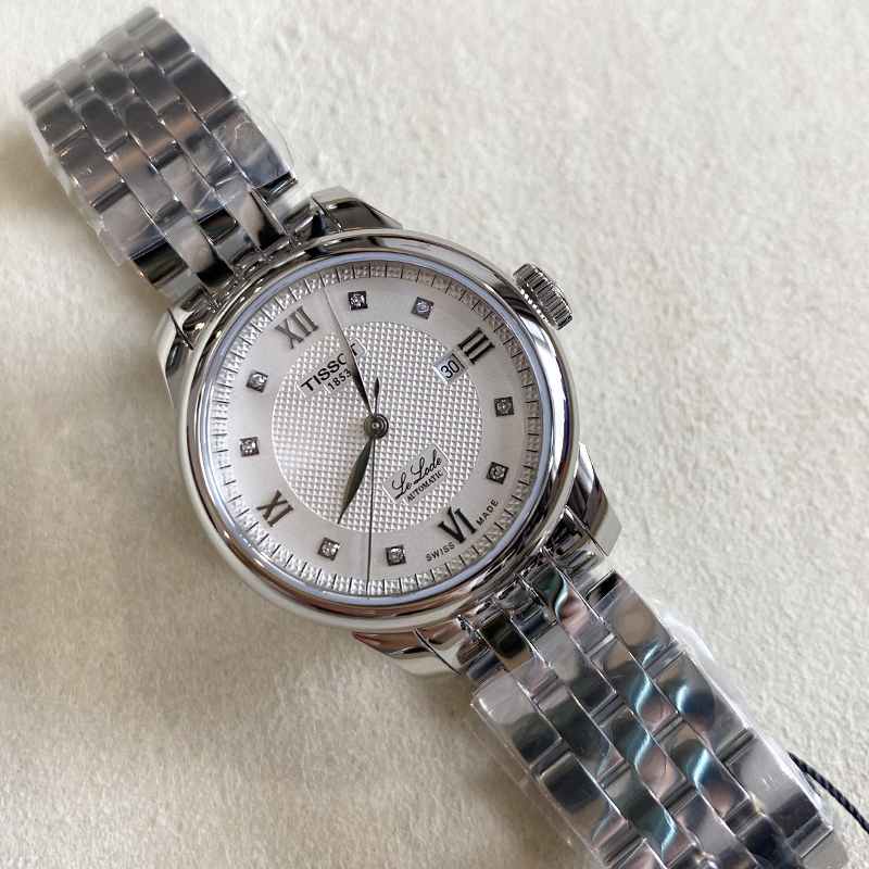 tissot正品新款力洛克镶钻女士女表 恒源顺海外瑞士腕表