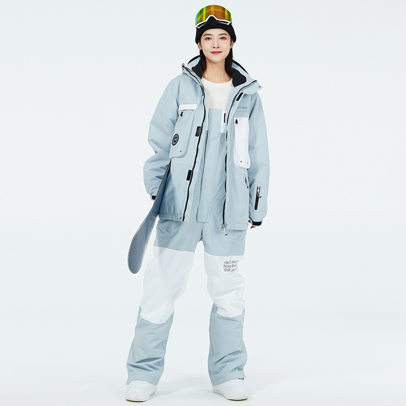滑雪服女套装男冬季户外防风防水保暖滑雪衣裤单板双板滑雪服套装
