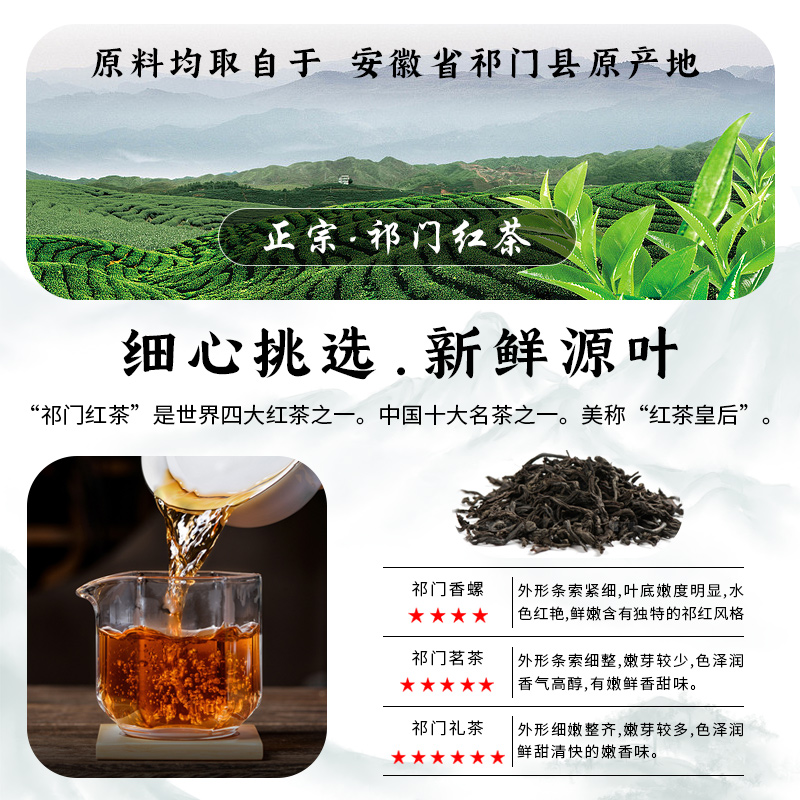 祝福贺礼茶叶礼盒装送长辈送朋友礼品定制实用礼物高档大气茶礼 - 图0