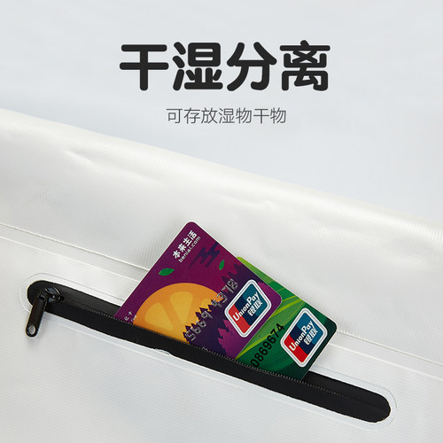Aquaplay白色运动潜水包游泳收纳袋旅行背包箱专业装备高颜值背包 - 图1