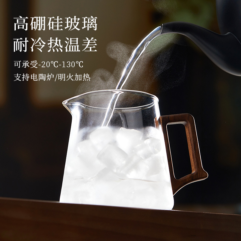 玻璃茶具套装家用茶壶泡茶办公室煮泡茶壶茶盘茶杯功夫茶具整套 - 图1