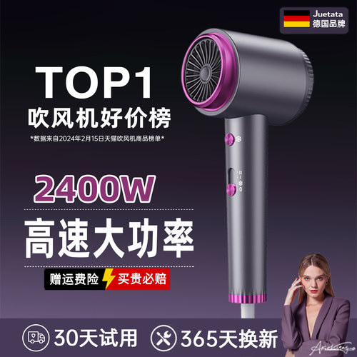 德国品牌高速电吹风机家用负离子护发大风力速干风筒官方正品旗舰 - 图0
