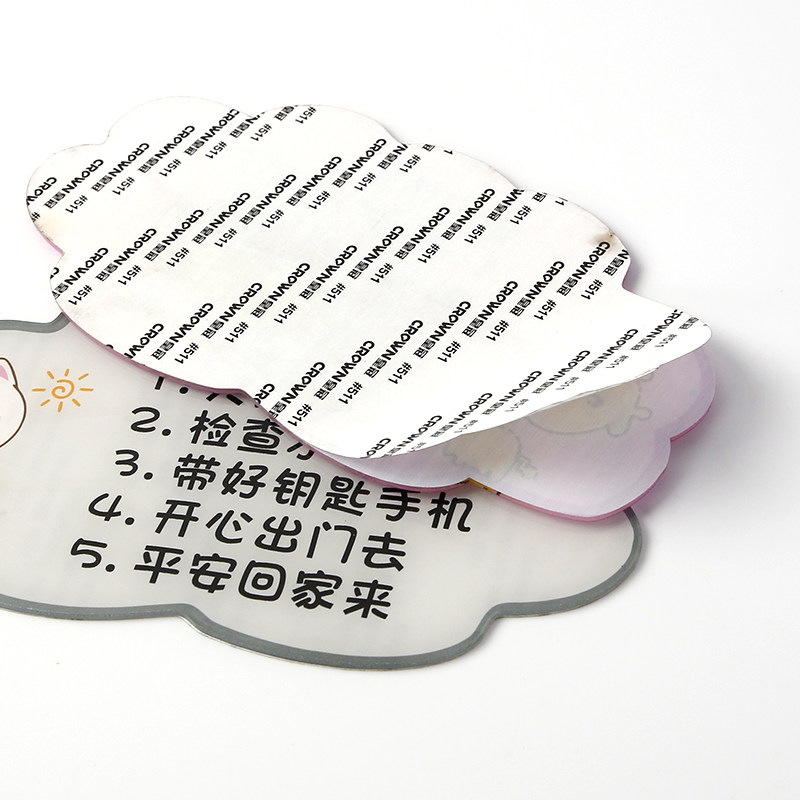亚克力出门提醒牌个性定制可爱创意出门切记关水关电随手关门提示牌家用出门带钥匙提醒家居外出安全标志贴纸_虎窝淘