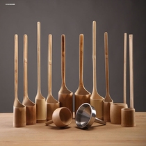 Water spoon Bamboo wine Tiko Tiko Bamboo diagonal Wine With Wine Spoon Wine Wine Cup Beat soy sauce Vinegar Wine Funnel Scoop