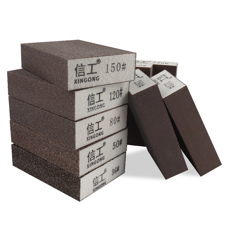 加厚海绵砂块四面砂纸打磨神器墙面家具金属抛光超细水磨干磨沙纸,淘宝优惠券,粉丝福利购,淘宝优惠卷