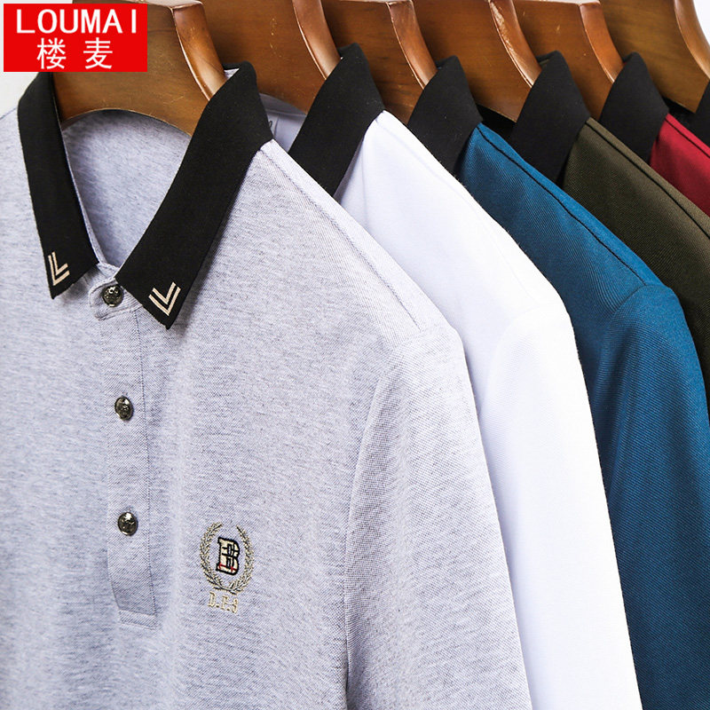 短袖男士本命年红色婚庆夏装polo衫 楼麦T恤