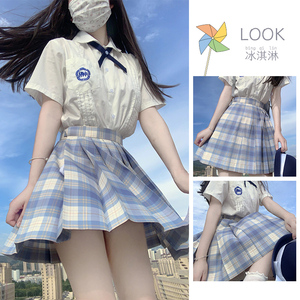 碳灰jk制服裙正版全套夏季原创少女