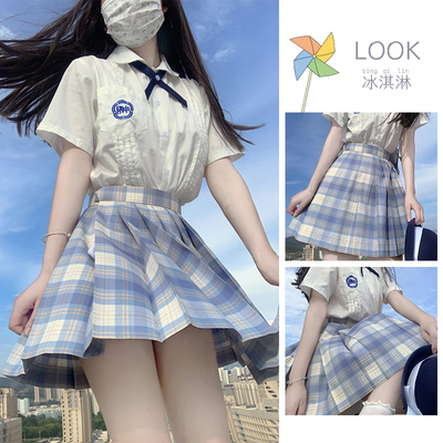 碳灰jk制服裙正版全套夏季原创少女