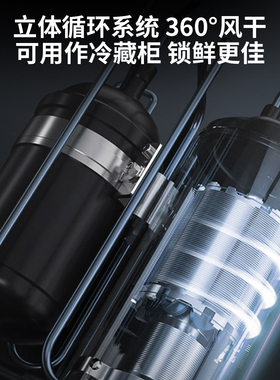鼎百商用晾鸭柜智能风干柜立式恒温恒湿酒店餐厅展示柜立式风干机