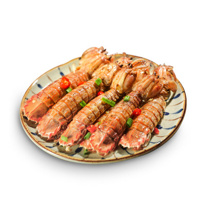 椒盐焗皮皮虾即食海鲜活零食熟食罐装香麻辣特大琵琶虾濑尿虾姑干 虎窝淘