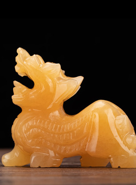 财运玉石吉祥天然皮丘貔貅摆件