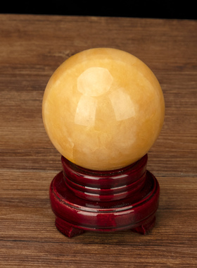 摆件玉石玄关客厅水晶球
