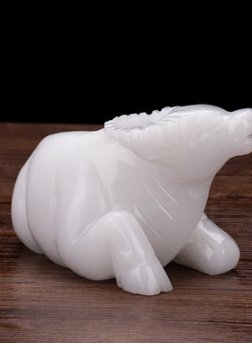 天然风水生肖办公室阿富汗白玉