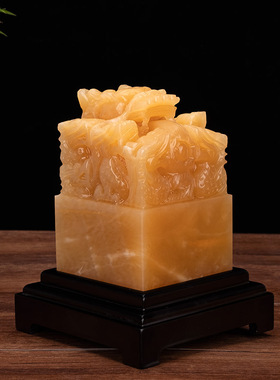 风水办公室摆件龙头玉玺印章