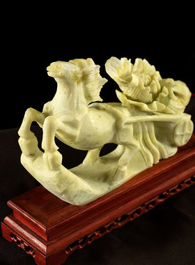 马上发财风水商铺收银台玉白菜