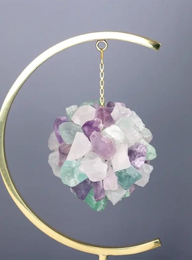 天然样板房水晶石水晶石轻奢