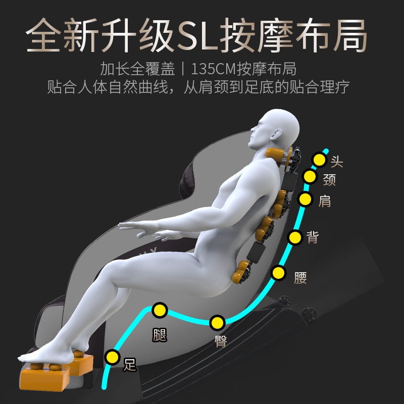 AUX/奥克斯按摩椅 全身豪华 家用全自动小型太空豪华舱电动多功能