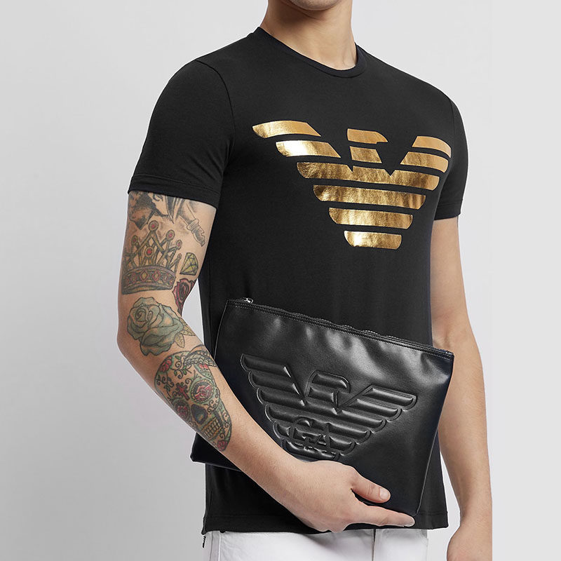 armani阿玛尼短袖男士夏季新款t恤 GOLDEN海外T恤