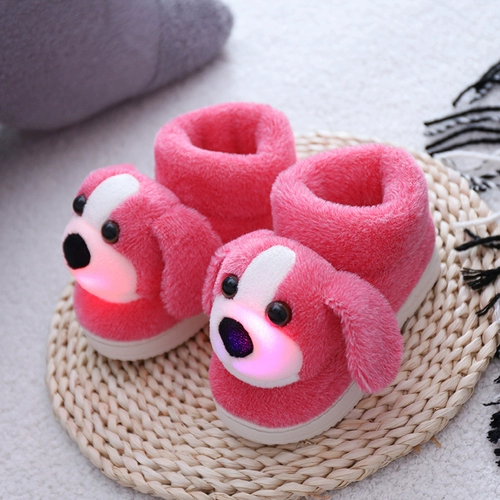 Детские демисезонные удерживающие тепло тапочки для мальчиков, нескользящие туфли, подходит для подростков, семейный стиль, большой размер