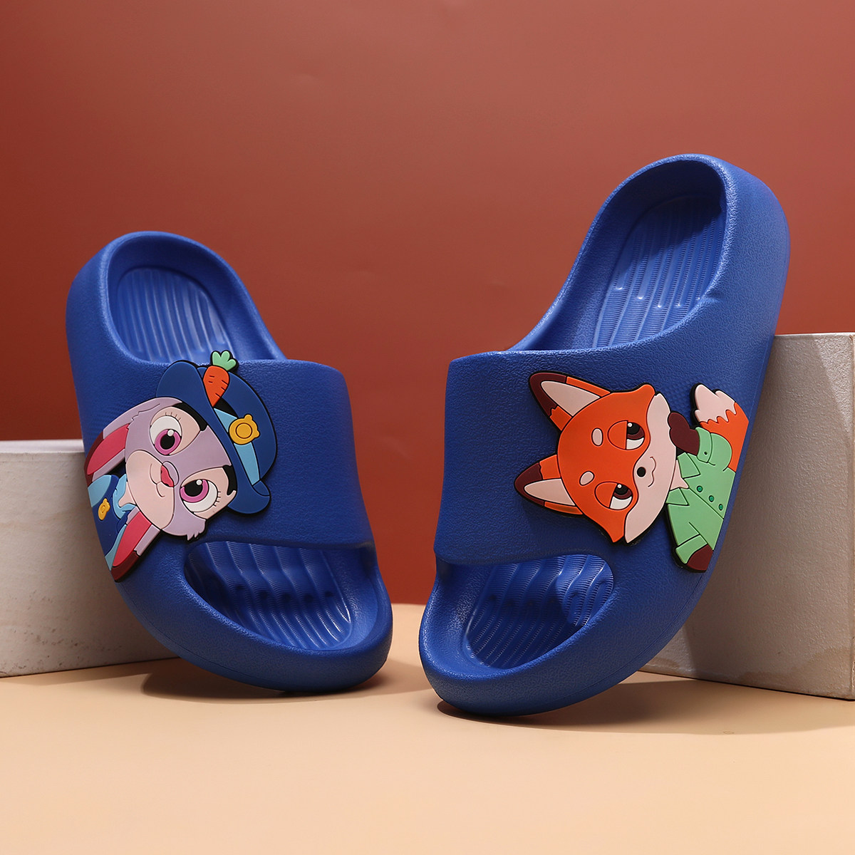 疯狂动物城儿童拖鞋女童凉拖鞋夏季软底防滑室内居家男孩卡通拖鞋,淘宝优惠券,粉丝福利购,淘宝优惠卷