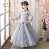 Детское ханьфу, ципао, китайский стиль, осеннее, детская одежда