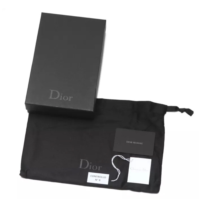 dior /迪奥男女同款牛皮印花钱包 美欧汇奢海外男士包袋