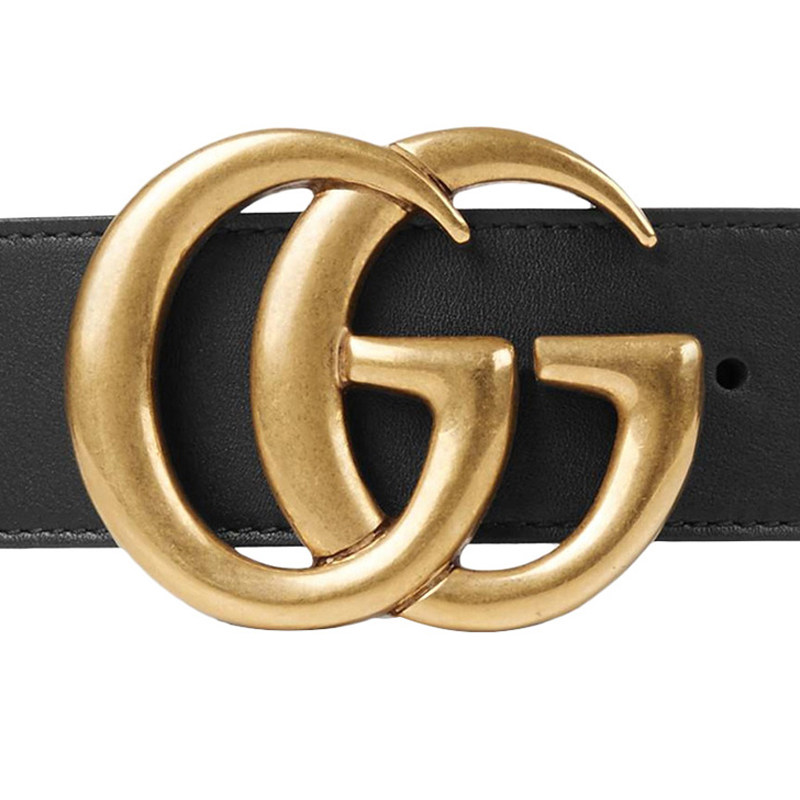 gucci男女真皮正品双g经典款皮带 美欧汇奢海外腰带/皮带/腰链