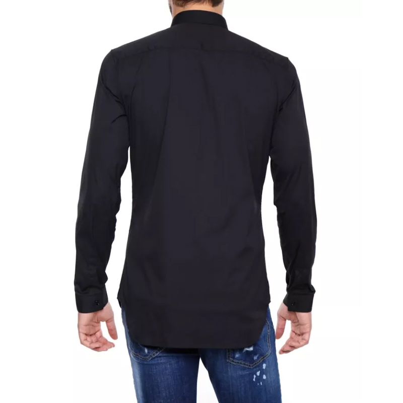 dior /迪奥男装黑色棉质蜜蜂衬衫 美欧汇奢海外衬衫