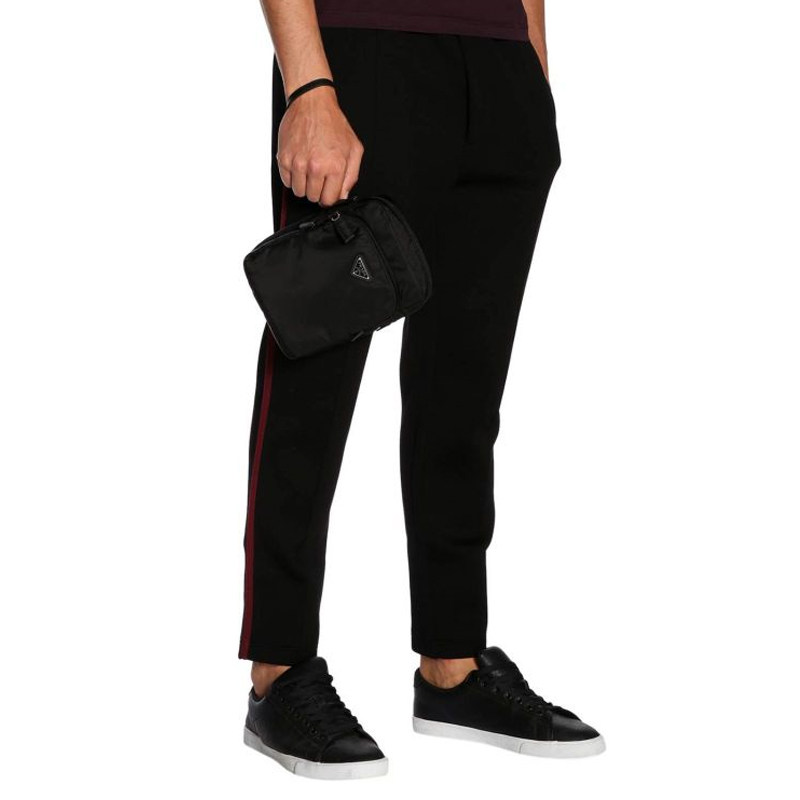 prada 2020年新款黑色尼龙手拿包 美欧汇奢海外女士包袋