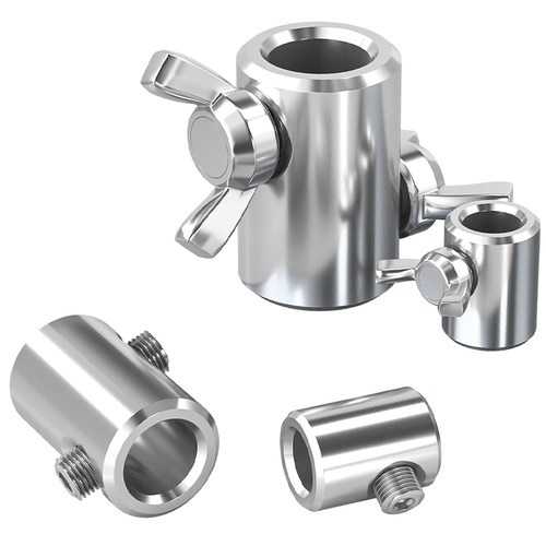 立柱栏杆护栏304不锈钢丝绳护套固定收紧钢丝绳接头卡套锁扣 - 图3