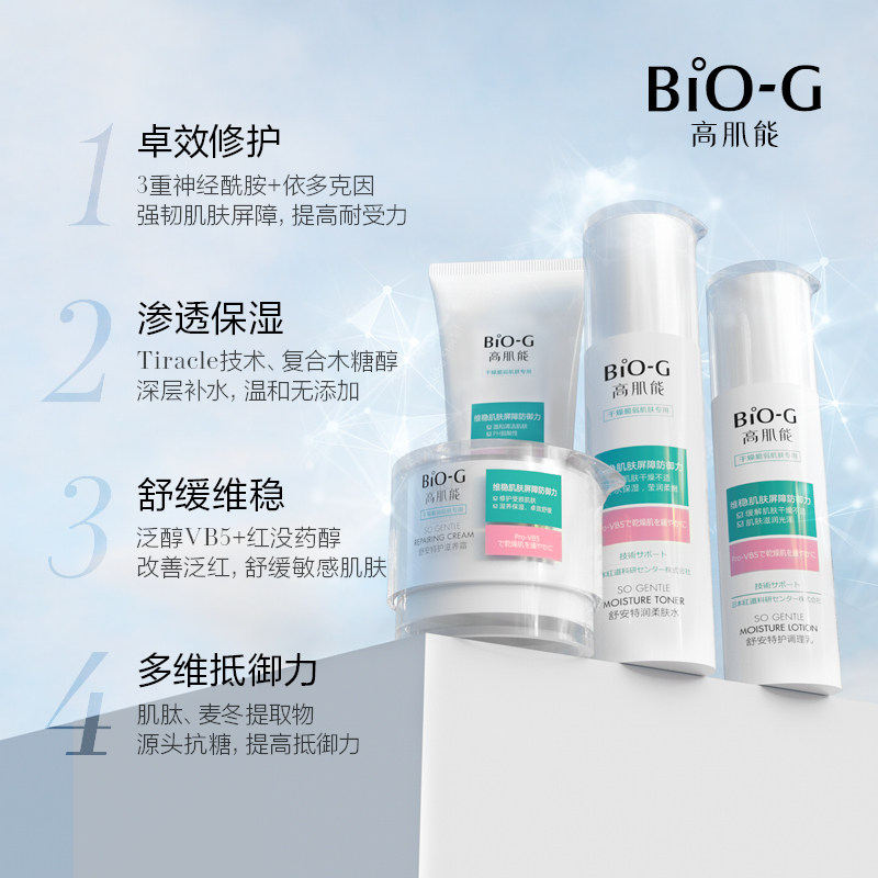 韩束biog高肌能舒安特护水乳套装 biog高肌能面部护理套装