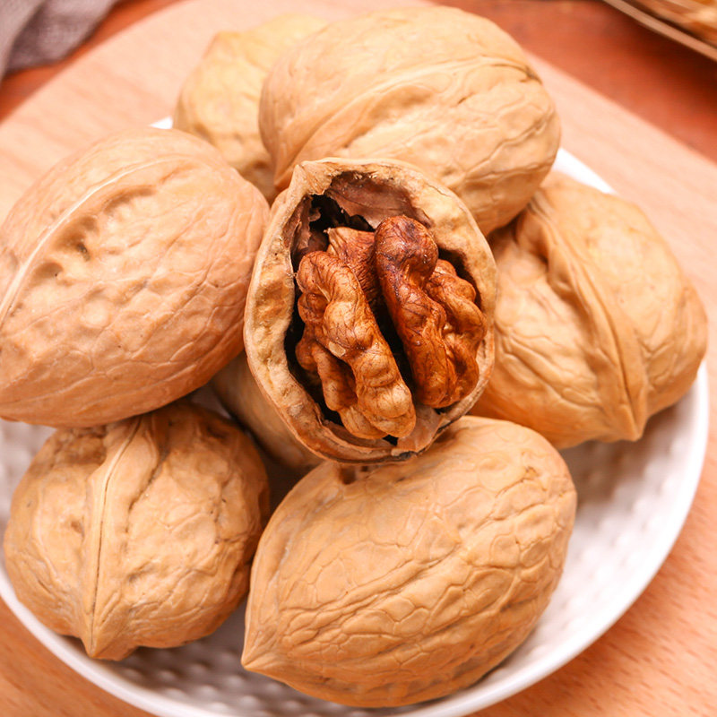 薄皮2020新货薄壳熟手剥散装大核桃 国果乡食品纸皮/薄皮核桃