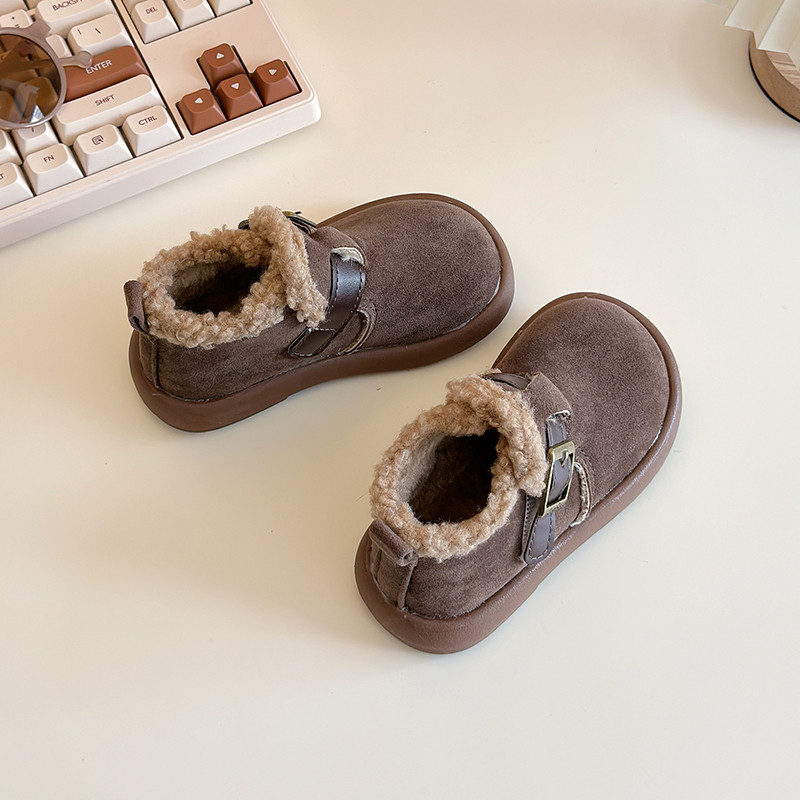 儿童雪地靴2025冬新款女童加绒加厚勃肯鞋保暖防滑短棉靴男童棉鞋,淘宝优惠券,粉丝福利购,淘宝优惠卷