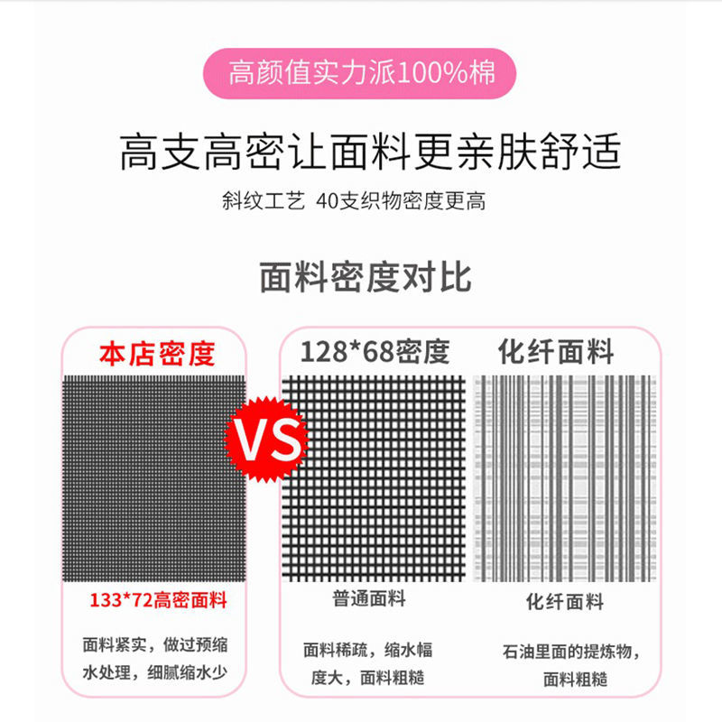 100%全棉被套单件2米x2米3纯棉150x210单人单独被罩180x200定做