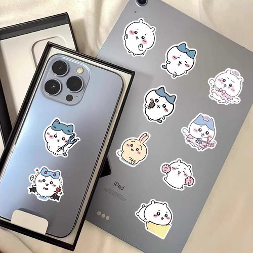 103张吉伊卡哇贴纸卡通可爱高颜值装饰手机壳笔记本电脑防水贴画 - 图1