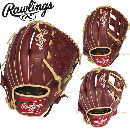 Imported from the united states rawlings sandlot american retro cowhide baseball batting gloves