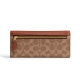 COACH long wallet 3-fold genuine leather Mila