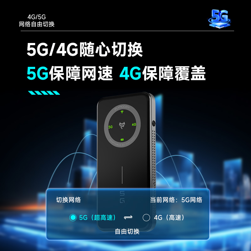 【自由换卡】飞猫智联M20随身wifi5g移动随身无线wifi插卡网卡路由器全网通高速流量热点便携5G网络车载户外