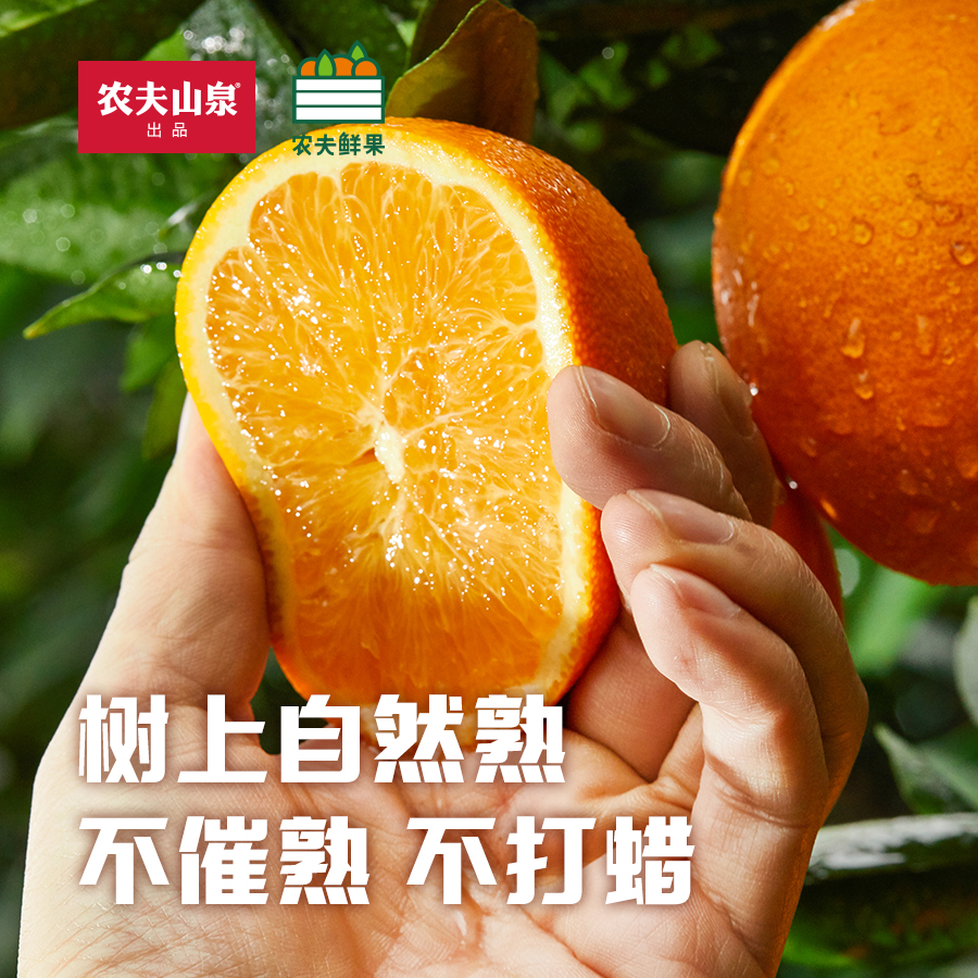 农夫山泉农夫鲜果 纽荷尔脐橙5kg当季新鲜水果礼盒江西赣南旗舰店