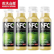 【农夫山泉】鲜果冷压榨果汁300ml*8