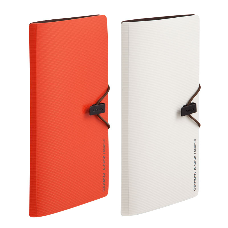 齐心 A7623 多功能卡片册 名片册差旅册商务出差旅行册收纳包证件包护照卡办公 - 图0