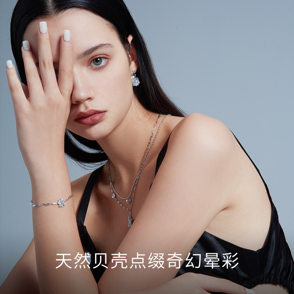 周大生独角兽女2023年新款小众手链 周大生饰品手链