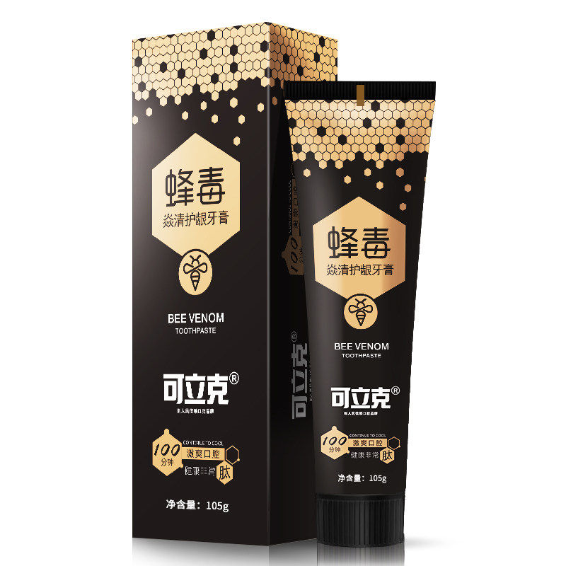 可立克旗舰店官方正品蜂毒清洁牙膏 可立克牙膏